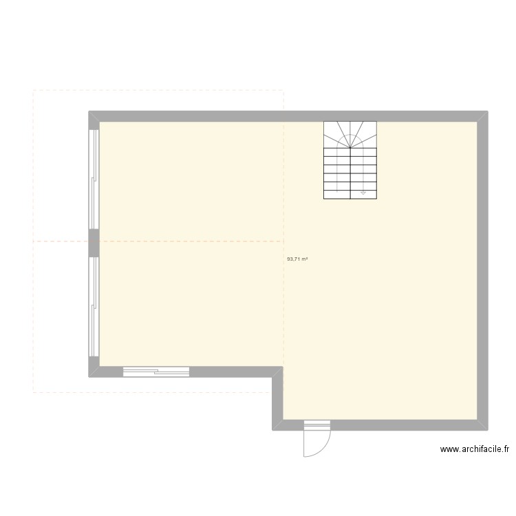 test M. Plan de 2 pièces et 164 m2