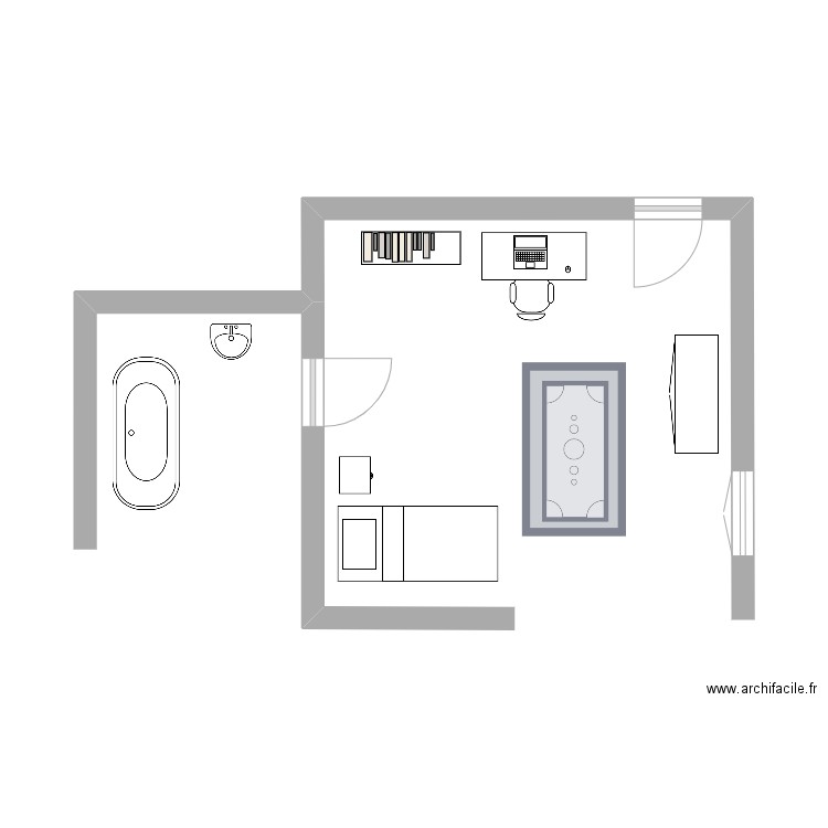 CHAMBRE_V1. Plan de 0 pièce et 0 m2