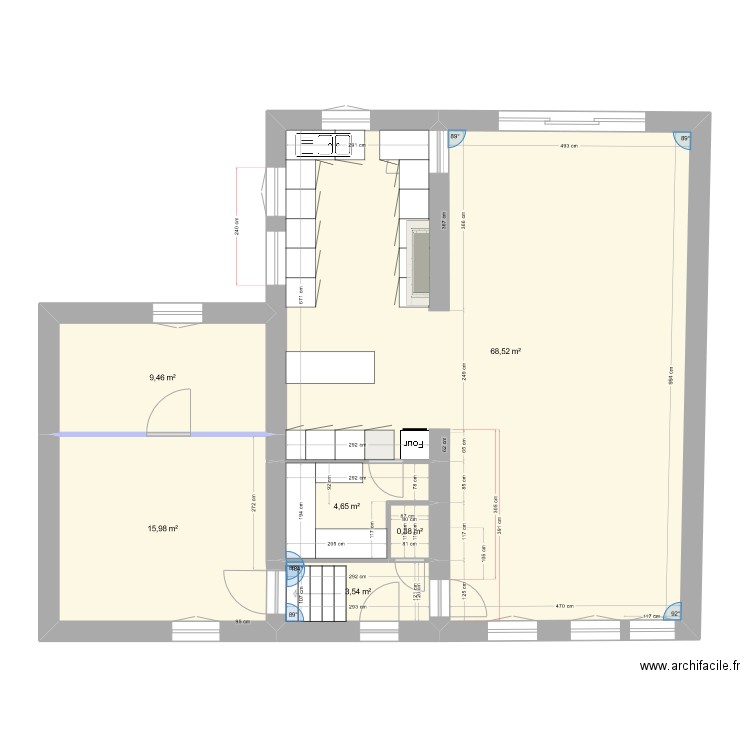 Maison reui mesures OK 2024 V1. Plan de 17 pièces et 203 m2