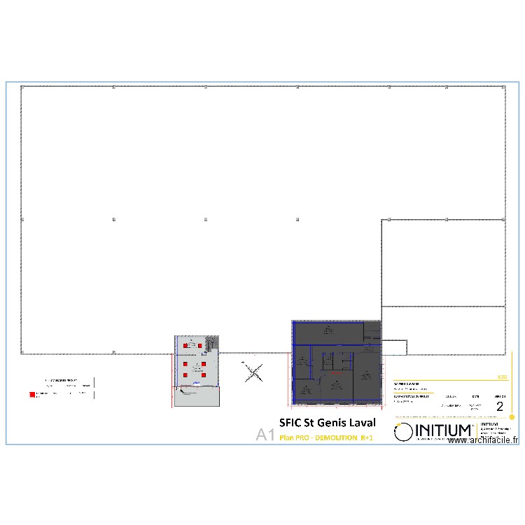 Sfic Restauration R+1 . Plan de 0 pièce et 0 m2