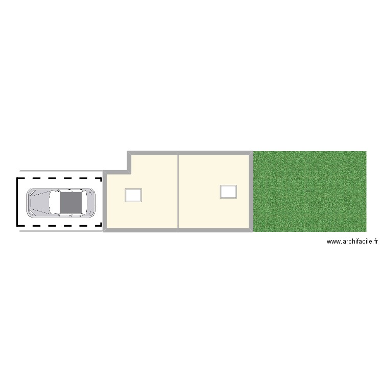 PLAN ANCIEN VELUXV1. Plan de 2 pièces et 36 m2