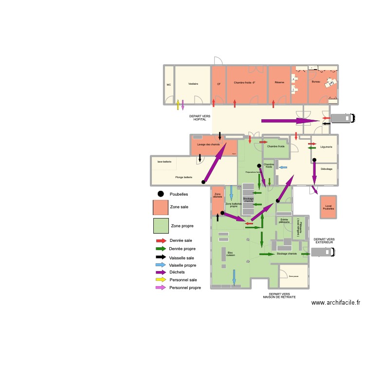 PLAN HIVA. Plan de 24 pièces et 272 m2