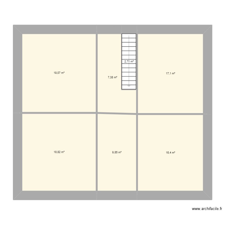 thouvenin. Plan de 13 pièces et 182 m2