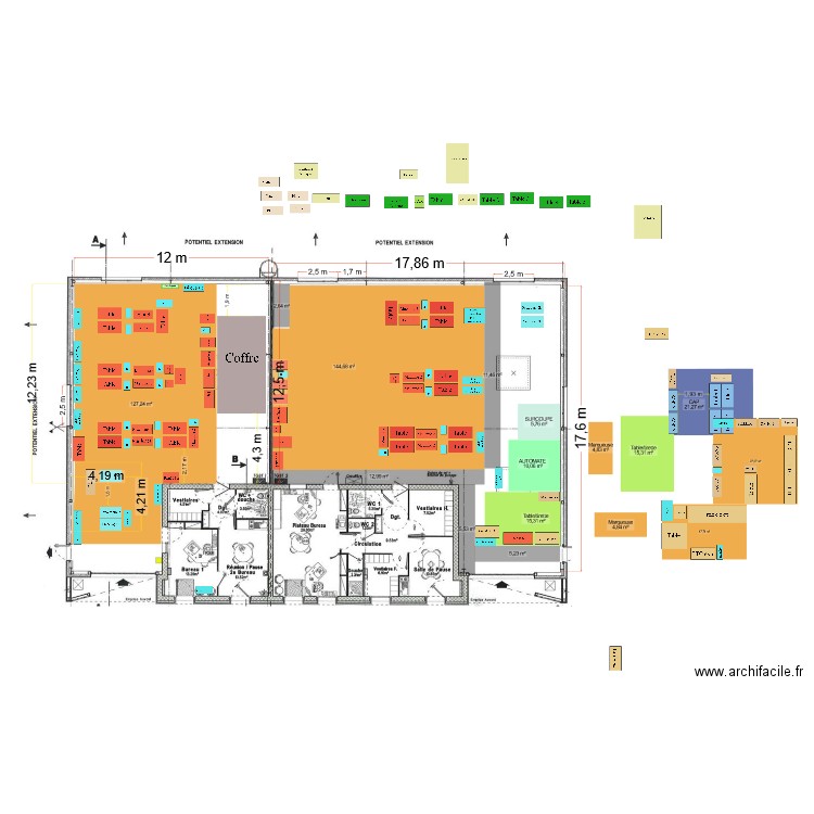 Bat 2 bis. Plan de 0 pièce et 0 m2