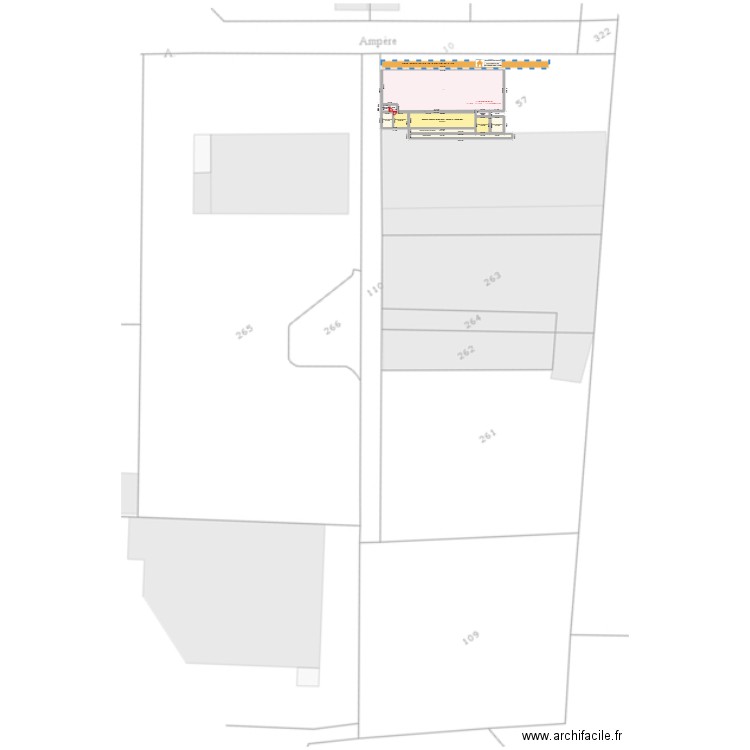 Charculor 2025  pour CPAT V4 nu. Plan de 12 pièces et 683 m2