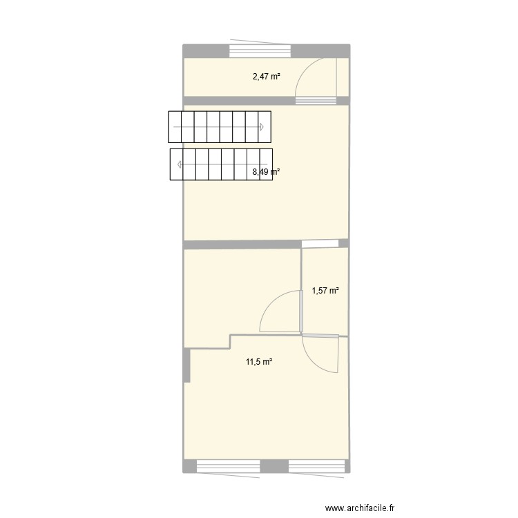 Maison Camille 2. Plan de 4 pièces et 24 m2