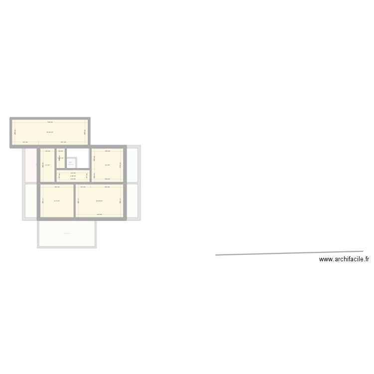 Maison courcouronnes. Plan de 16 pièces et 148 m2