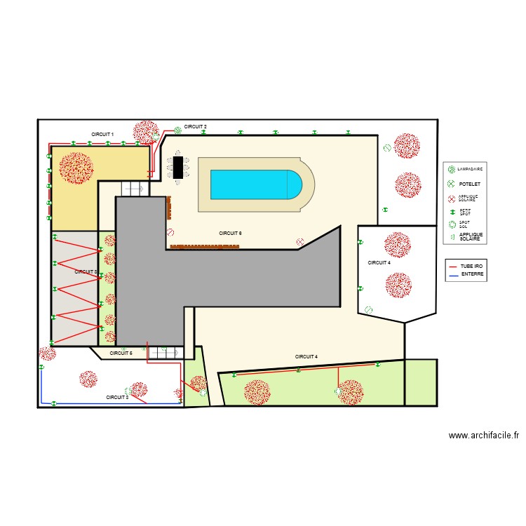 arwidi 2 carquei. Plan de 11 pièces et 55 m2