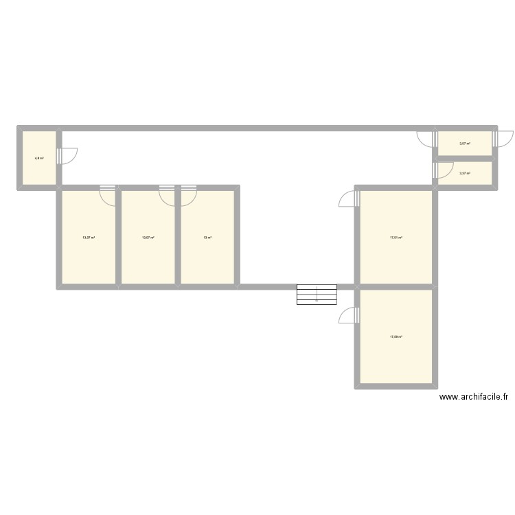 plan institut yves rocher. Plan de 8 pièces et 86 m2