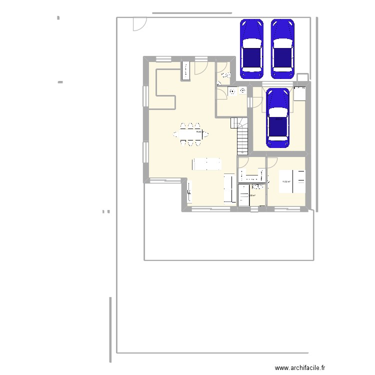 test 5. Plan de 4 pièces et 112 m2