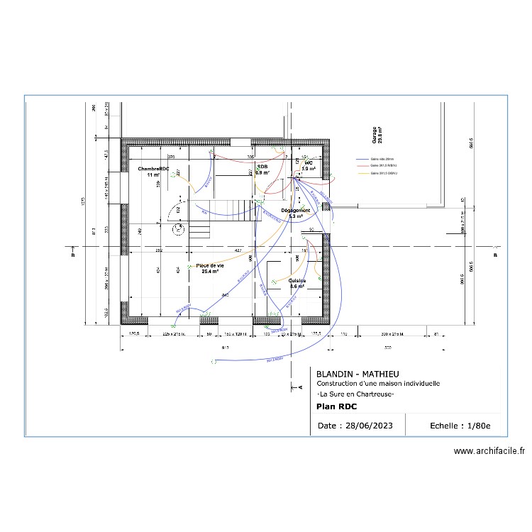 Simon ecl RDC. Plan de 0 pièce et 0 m2