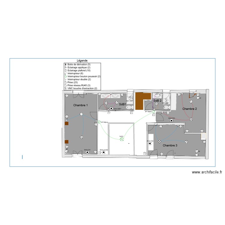 1er étage Sauvagnac. Plan de 0 pièce et 0 m2