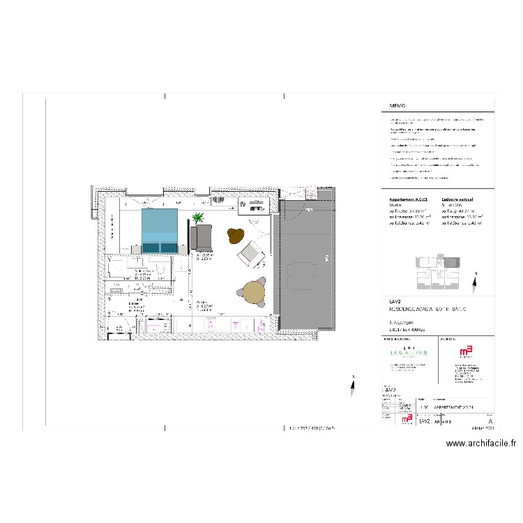 Studio Concorde Luxembourg v5. Plan de 0 pièce et 0 m2