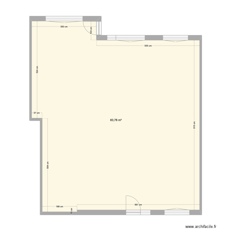 202408-Reyes CEE. Plan de 1 pièce et 84 m2