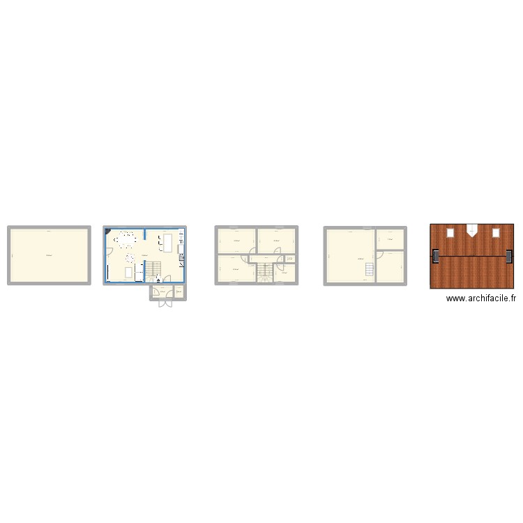 Maison Plouer. Plan de 13 pièces et 263 m2