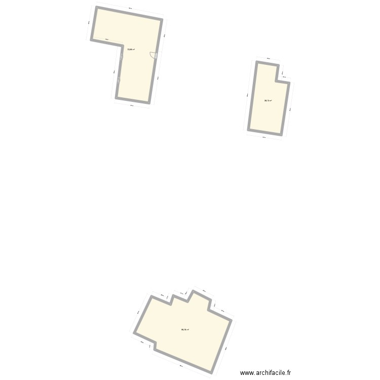 esssa. Plan de 3 pièces et 197 m2