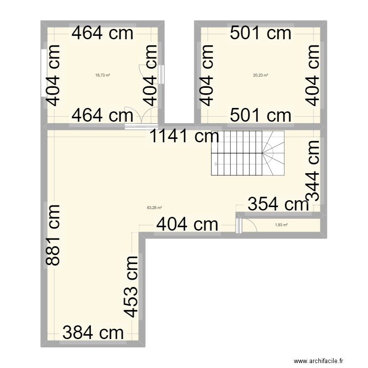 Ecole Battambang-2024. Plan de 4 pièces et 104 m2