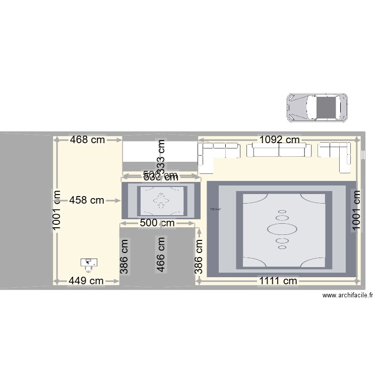 article 1. Plan de 1 pièce et 175 m2