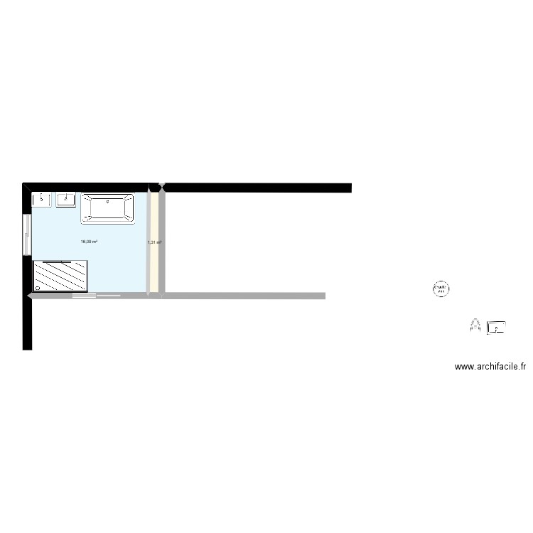 maison 1. Plan de 5 pièces et 114 m2