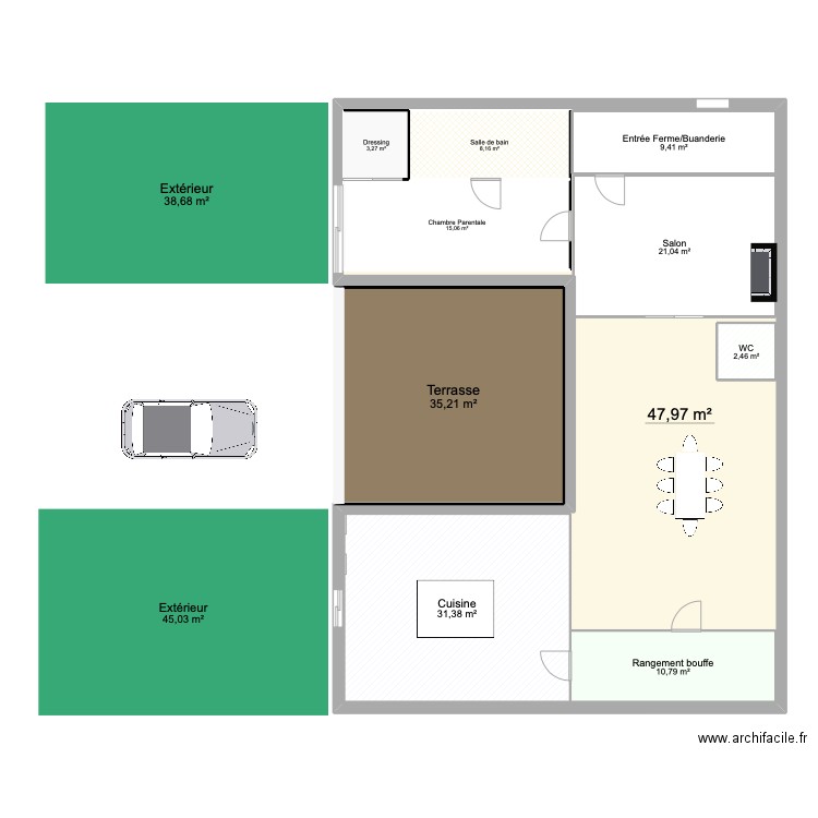 Maison Tutu & Gel. Plan de 12 pièces et 371 m2