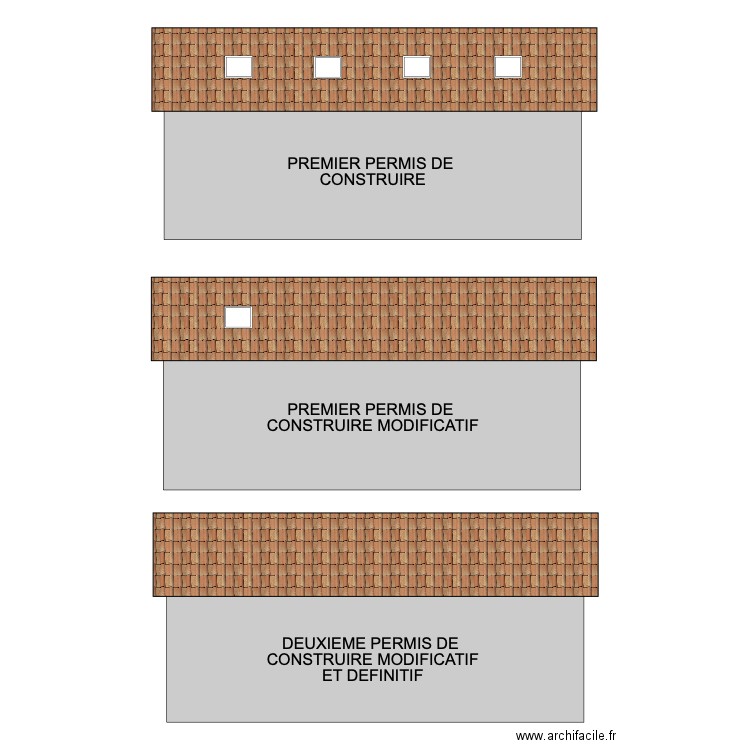 FACADE NORD. Plan de 0 pièce et 0 m2