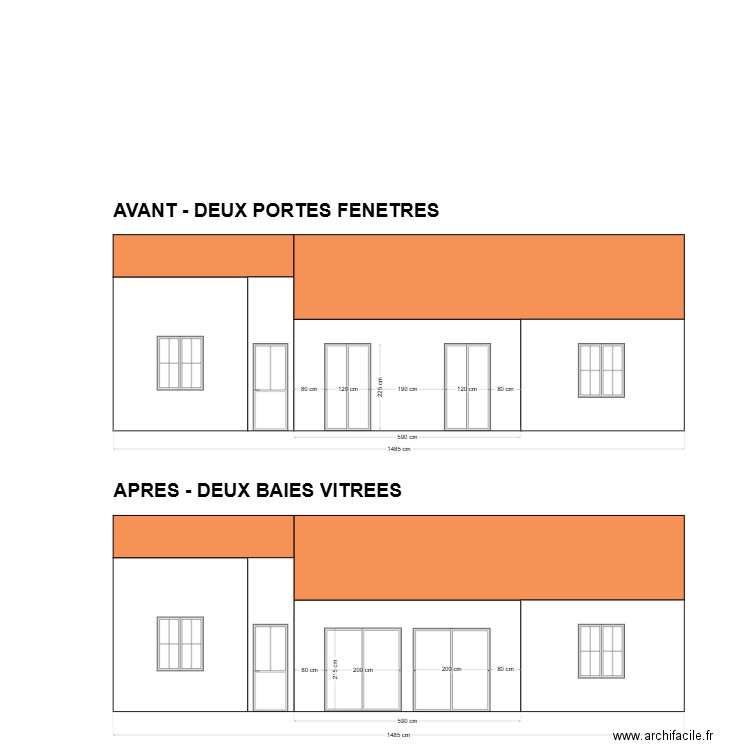 FACADE IGUSKIAN - BAIES VITREES V2. Plan de 0 pièce et 0 m2