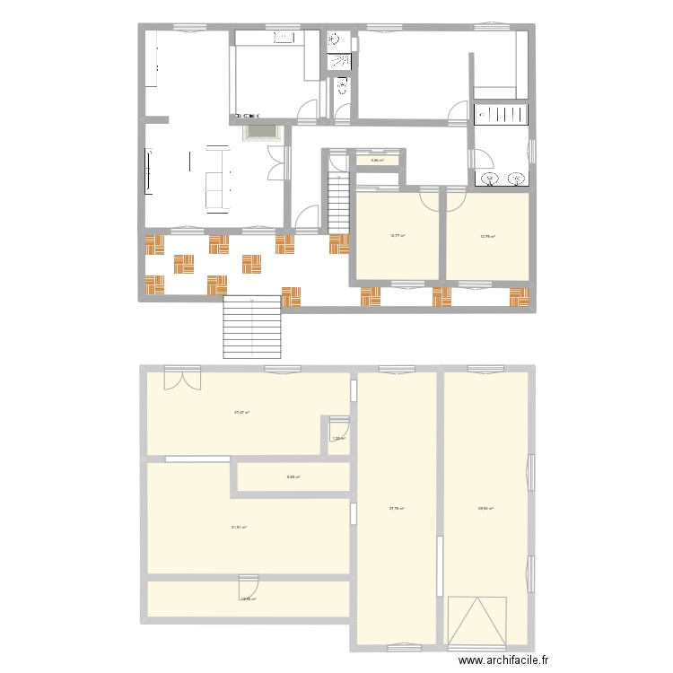 Maison Périgueux  2. Plan de 10 pièces et 184 m2