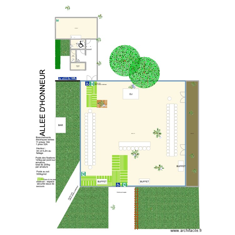 C&S MAUVAIS TEMPS V2. Plan de 6 pièces et 489 m2