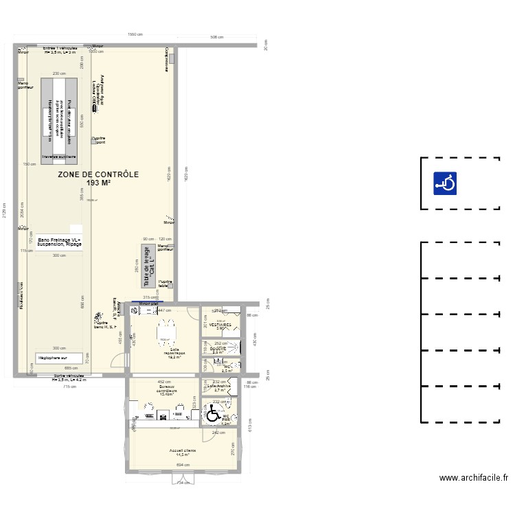 CCT mixte VL/CL BONS EN CHABLAIS v2. Plan de 8 pièces et 264 m2