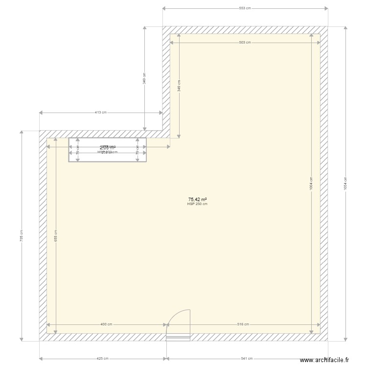 BEGUE. Plan de 4 pièces et 155 m2