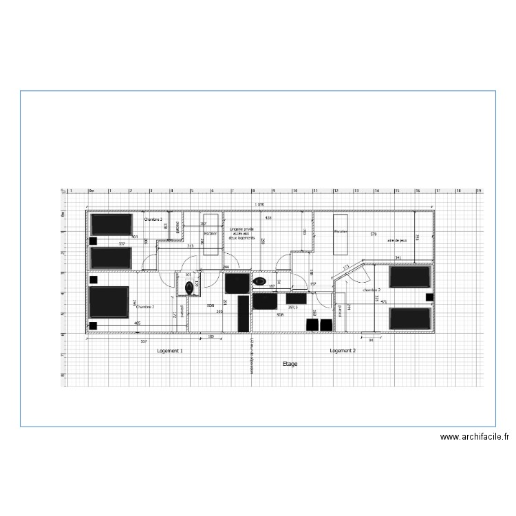 ROBIN_PLAN ELEC_R+1_FERET_PLESTAN. Plan de 0 pièce et 0 m2