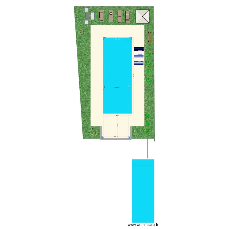 miltgen. Plan de 1 pièce et 72 m2