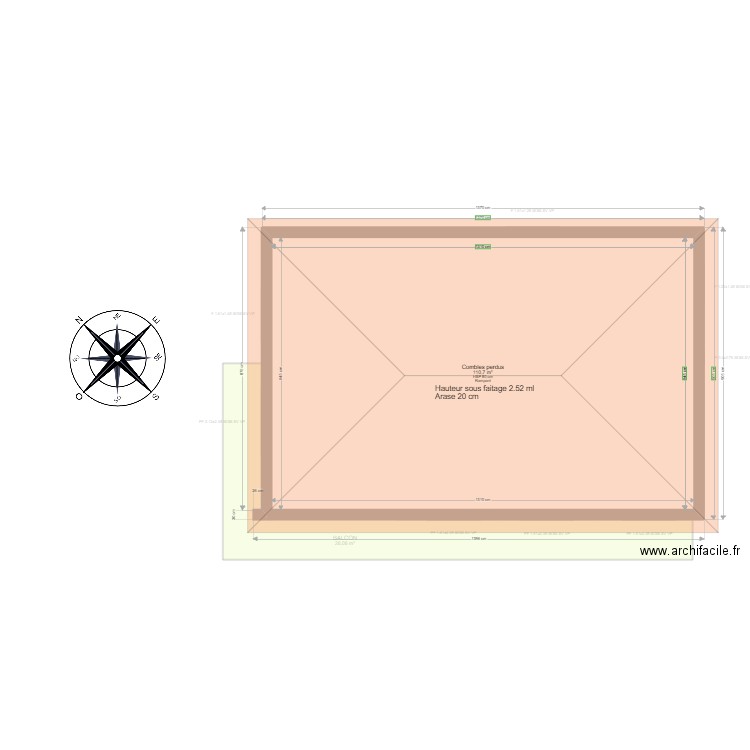 ML24012988 CHALOT Bagnère de Bigorre. Plan de 23 pièces et 347 m2