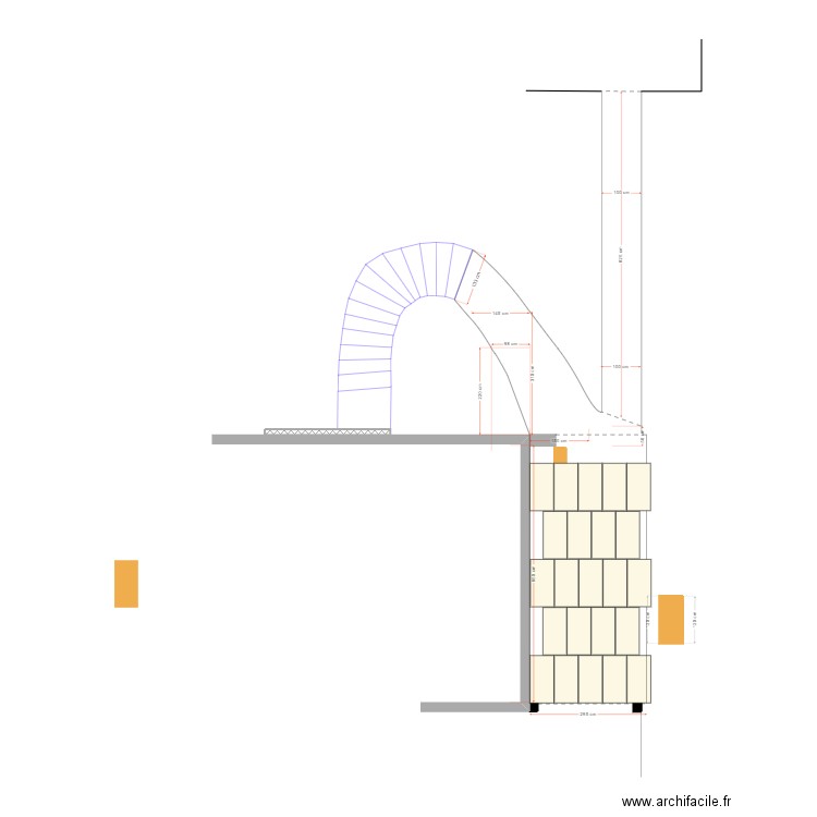 al escalier ext. Plan de 0 pièce et 0 m2