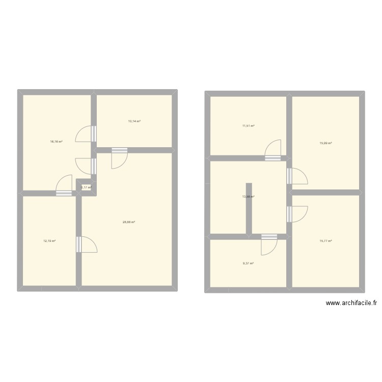 Arlon Av Mersch. Plan de 10 pièces et 134 m2