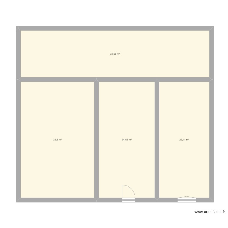 maison thibaut. Plan de 4 pièces et 113 m2