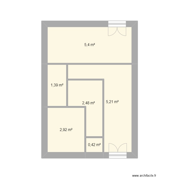 irrijardin. Plan de 6 pièces et 18 m2