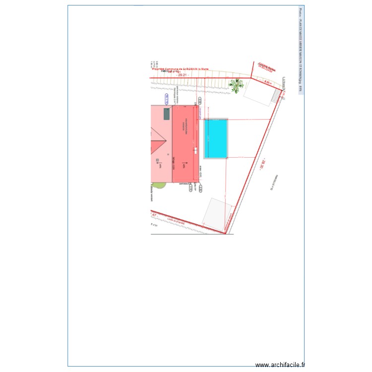 plan de masse  22 04 2024 . Plan de 0 pièce et 0 m2