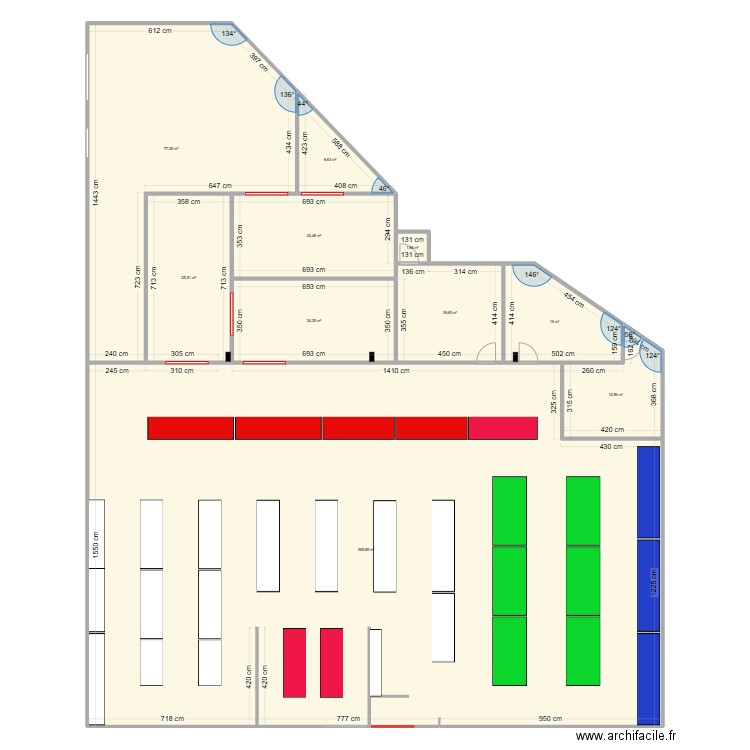 4murs. Plan de 10 pièces et 577 m2