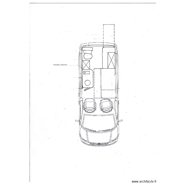 van. Plan de 0 pièce et 0 m2