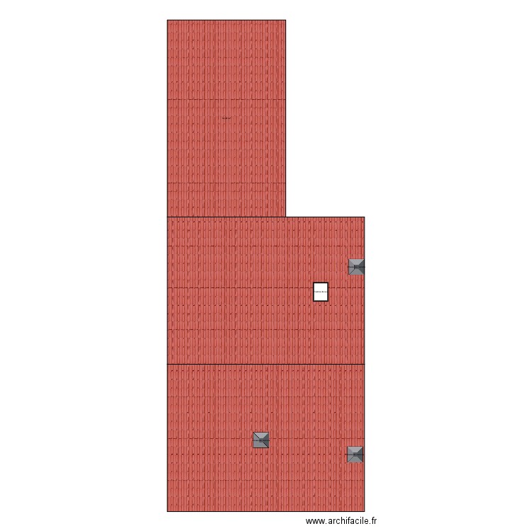 Toiture. Plan de 0 pièce et 0 m2