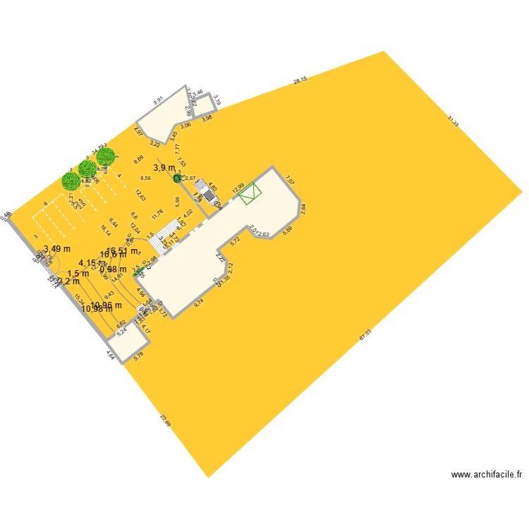 MaisonSaintPair. Plan de 4 pièces et 273 m2