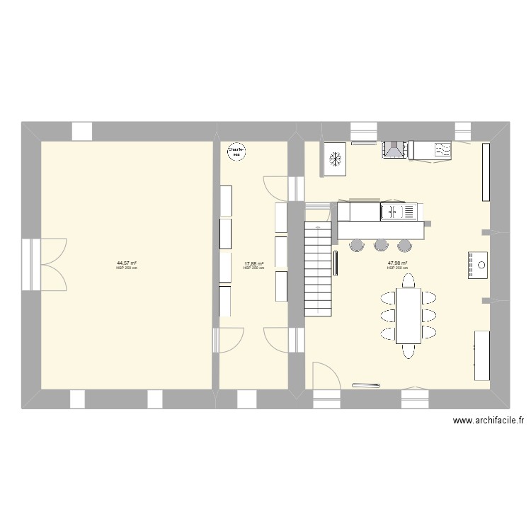 ferme BANSON v01-2025. Plan de 9 pièces et 220 m2