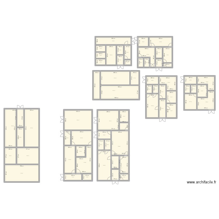 labo transfo. Plan de 59 pièces et 604 m2