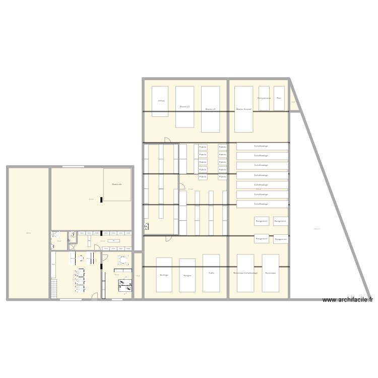 VougyForge5. Plan de 14 pièces et 1148 m2