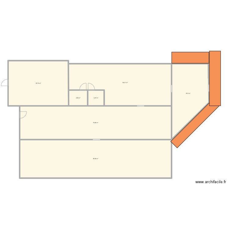 LUANA. Plan de 7 pièces et 289 m2