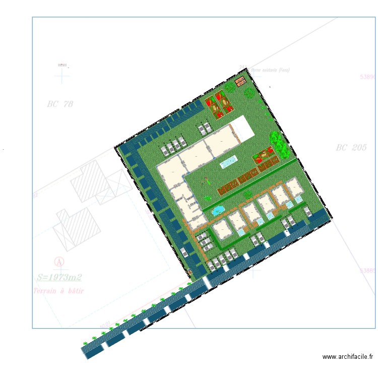 KAMANYFEVRIER VRD+URBANISME. Plan de 13 pièces et 525 m2