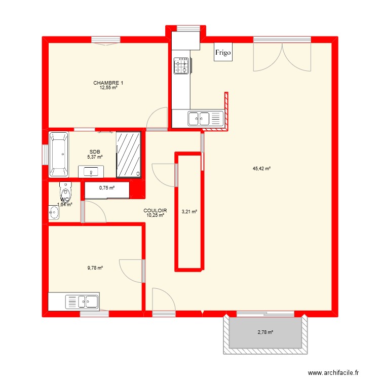 BI22924 -. Plan de 31 pièces et 314 m2