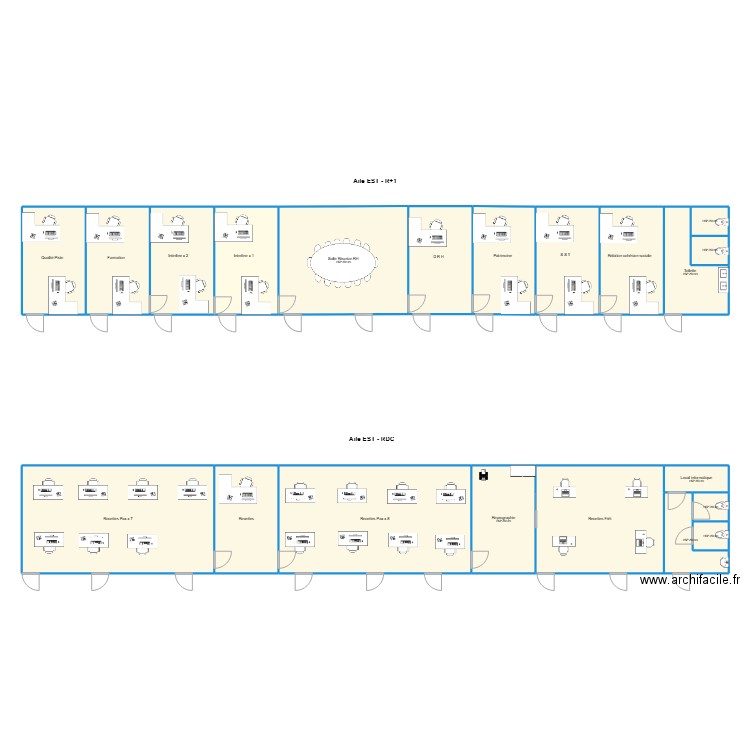 Recettes - RH. Plan de 21 pièces et 332 m2