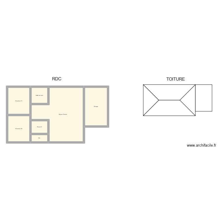 350602106. Plan de 7 pièces et 93 m2